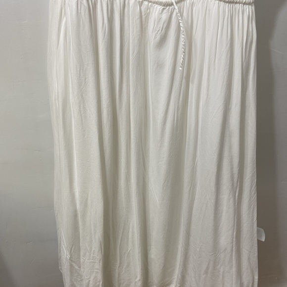 & Other Stories Women’s White Elastic Puff Sleeve ,Tie Back,Midi Dress.Size-US-M - Picture 10 of 12